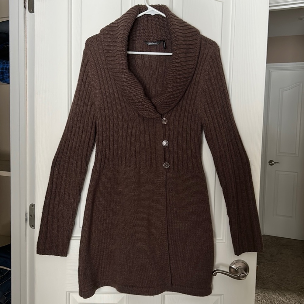 Daisy Fuentes Lg brown sweater